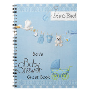 baby shower Gastboek Spiral Note Books Notitieboek