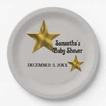 Baby shower Genderneutrale Gold Star