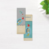 Baby shower Gingham Mini Visitekaartjes (Bureau)