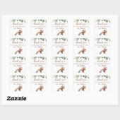 Baby shower Giraffe faveur autocollant (Feuille)