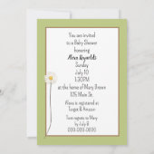 Baby shower Giraffe met Daisy Kaart (Achterkant)