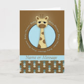 Baby shower Giraffe Modèle (Devant)