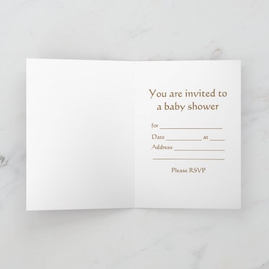 Baby shower Giraffe Modèle (Intérieur)