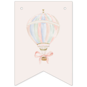 Baby shower Girl Star Princess Sprookjesballerina Vlaggetjes