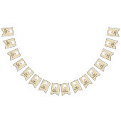 Baby shower Gold/Black Stars, Bannière Swallowtail (Tout)