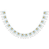 Baby shower Gold/Blue Elephant, bannière Swallowta (Tout)