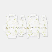 Baby shower Golden Birds Gable Favor Box Bedankdoosjes (Uitgevouwen)