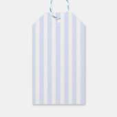 Baby shower goose blue cadeaulabel (Achterkant)