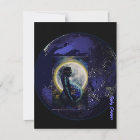 baby shower Gothic Kaart (Voorkant)