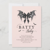 Baby shower gothique Invitation Halloween (Devant)
