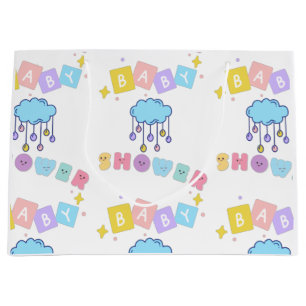 Baby shower Grand sac cadeau