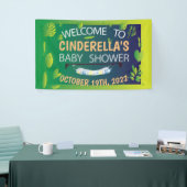 Baby shower Greenery Leaves Welcome Banner (Beurs)