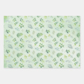 Baby shower Greenery Wreath Personalized Inpakpapier Vel (Voorkant 2)