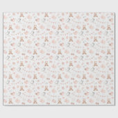 Baby shower grote papierrollen cadeaupapier (Vlak)