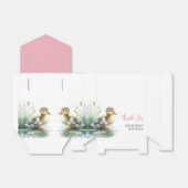 Baby shower gunst Boxes Mallard Ducks Bedankdoosjes (Uitgevouwen)