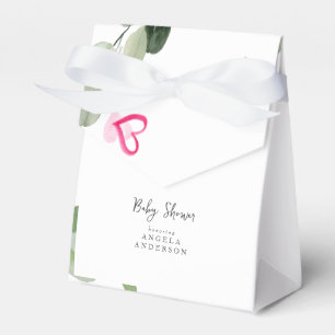Baby shower Harde Eucalyptus Favor Box Bedankdoosjes