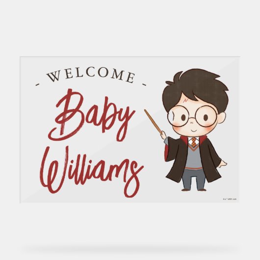 Baby shower Harry Potter simple (Recto)