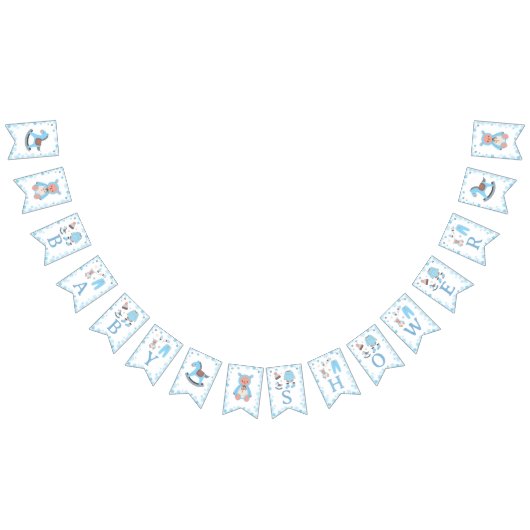 Baby shower Het is Koud Buiten Blue Boy Banner (Alle)