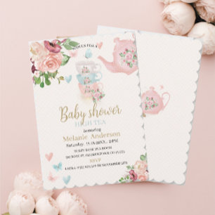 Baby shower high tea Invitation