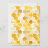 Baby shower honingBeer Kaart (Achterkant)