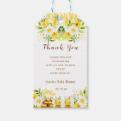 Baby shower honingbijen cadeaulabel (Voorkant)