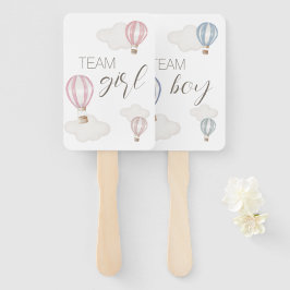 Baby Shower Hot Air Balloons Gender Neutral Handwaaier