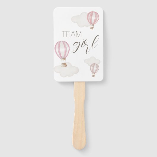 Baby Shower Hot Air Balloons Gender Neutral Handwaaier (Voorkant)