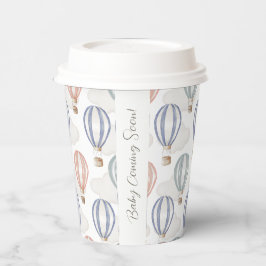 Baby Shower Hot Air Balloons Gender Neutral Papieren Bekers