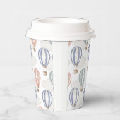 Baby Shower Hot Air Balloons Gender Neutral Papieren Bekers (Rechts)