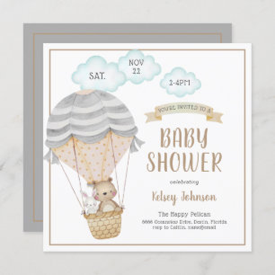 Baby shower I van de Fun. Kaart