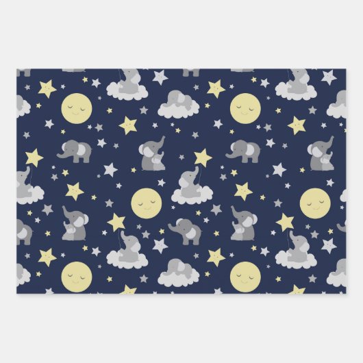 Baby Shower  Inpakpapier Vel (Voorkant)