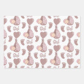 Baby shower inpakpapier vel (Voorkant)