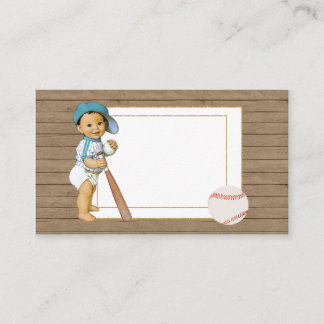 Baby shower insert Kaart met baby boy basis