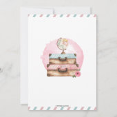 Baby shower interurbain Vintage par carte postale (Dos)