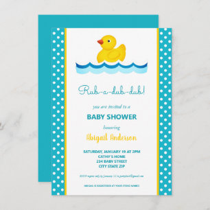 Baby shower Invita Kaart
