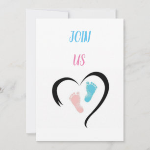 ***BABY SHOWER** INVITATIE (OOK GOED VOOR TWINS) KAART