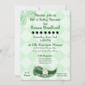 BABY SHOWER-INVITATIE - VREEMDE KWEEK KAART (Achterkant)