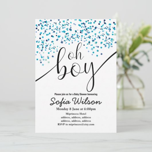 baby shower, invitation (Debout devant)