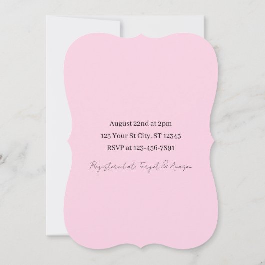 Baby Shower Invitation (Dos)