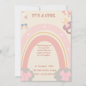 Baby shower invitation  (Devant)
