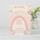 Baby shower invitation (Debout devant)