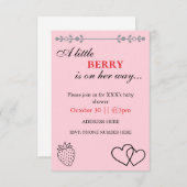 Baby Shower Invitation (Devant / Derrière)