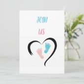 ***BABY SHOWER** INVITATION (AUSSI BON POUR LES JU (Debout devant)