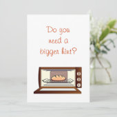 Baby shower Invitation avec un petit pain au four (Debout devant)