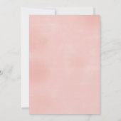 Baby shower Invitation Baby shower fille (Dos)