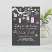 Baby shower invitation bébé il fait froid dehors F (Debout devant)