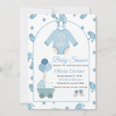 Baby Shower Invitation Bedankkaart (Voorkant)