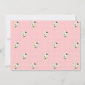 Baby shower invitation c'est un baby shower fille (Dos)