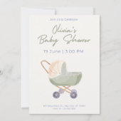 Baby Shower Invitation Cute Bear Theme (Dos)