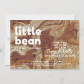 Baby shower Invitation des amateurs de café (Devant)